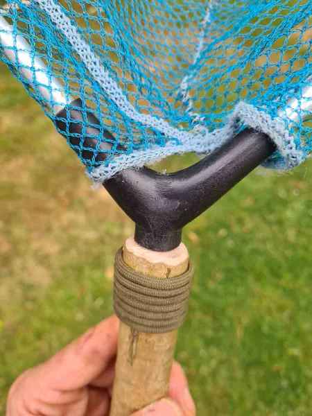 Foraged landing net handle